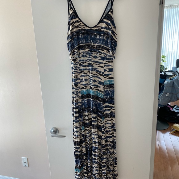 Aztec tribal print maxi dress size small medium - Picture 3 of 4